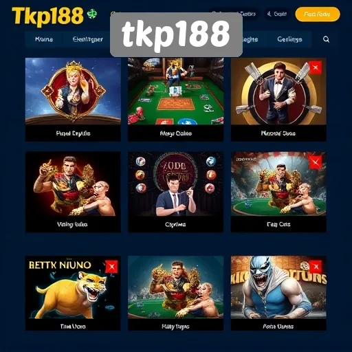 Beragam Permainan Menarik yang Ditawarkan oleh tkp188